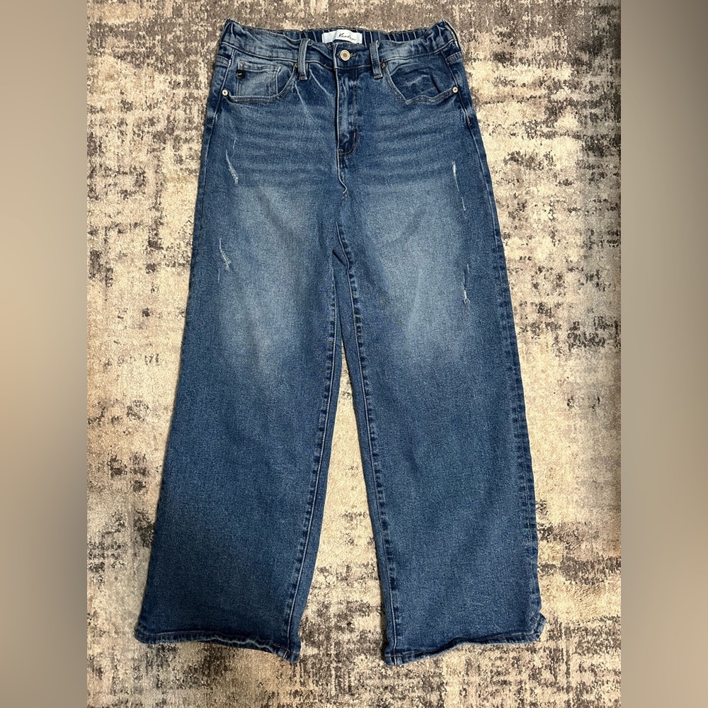 KanCan Denim Wide-Leg Pants
